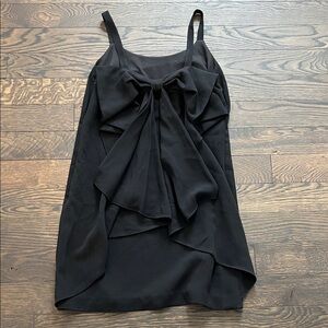 Elegant Black Bow Tank